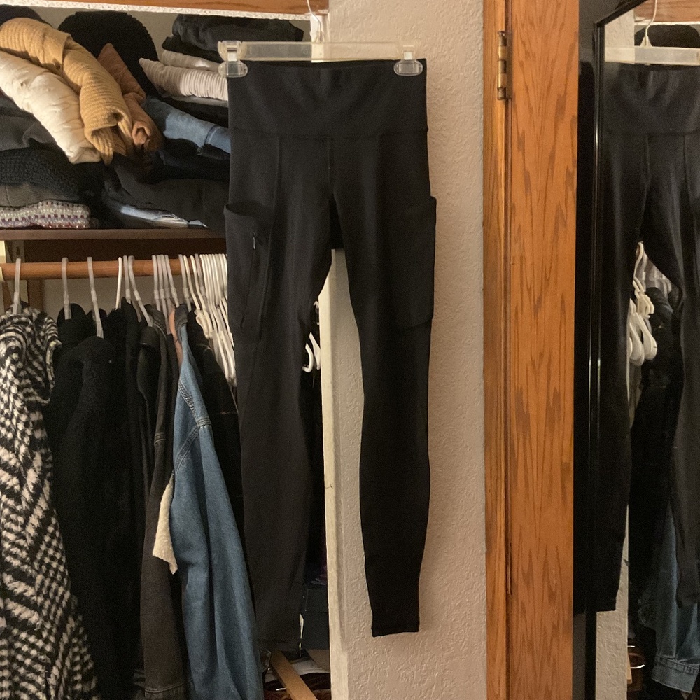 athletica black leggings size xxs